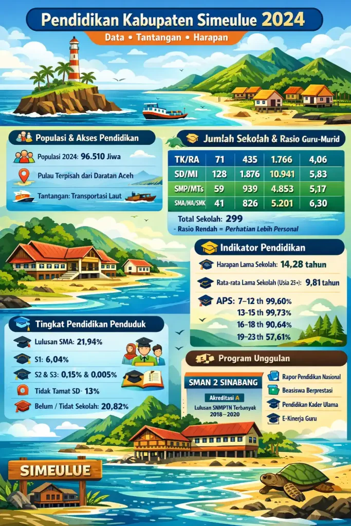 Infografis Pendidikan Kabupaten Simeulue