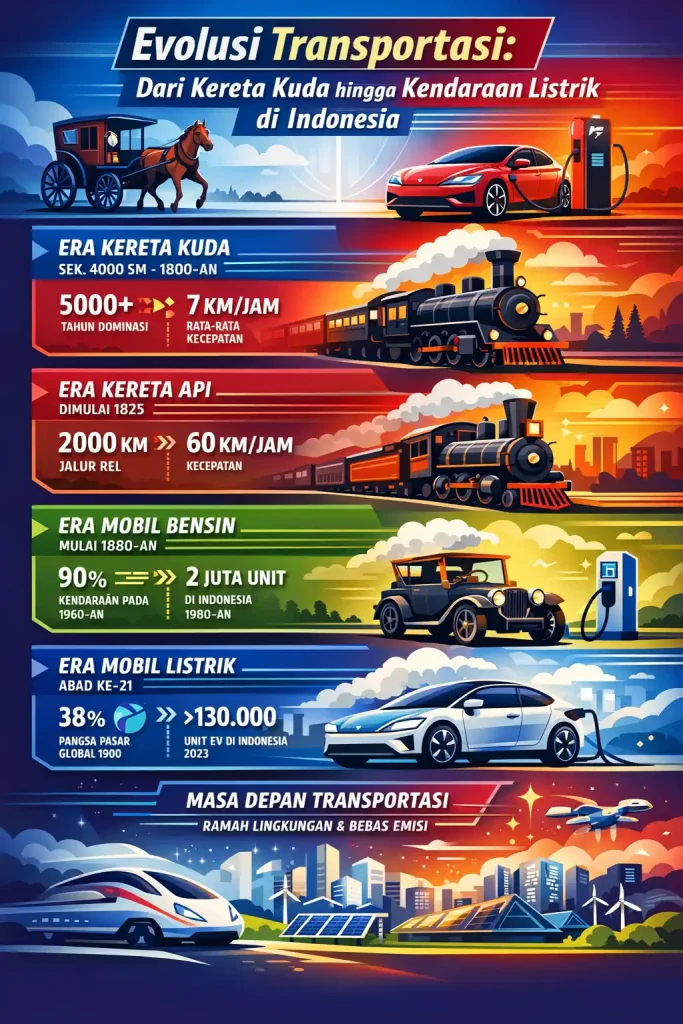 Ilustrasi Evolusi Transportasi